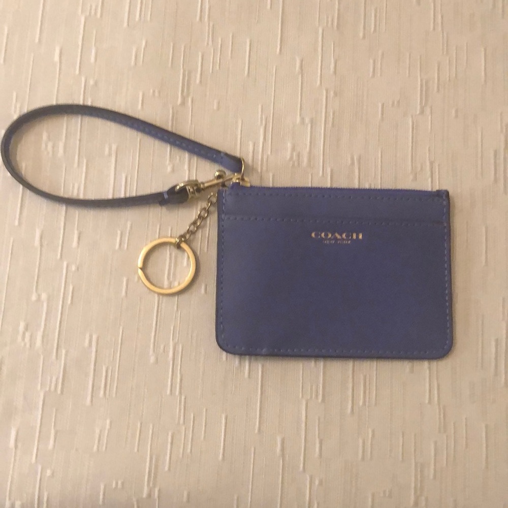 Coach Corner Zip Wristlet